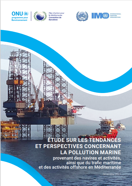 Couverture de l'etude sur les tendances et perspectives concernant la pollution marine