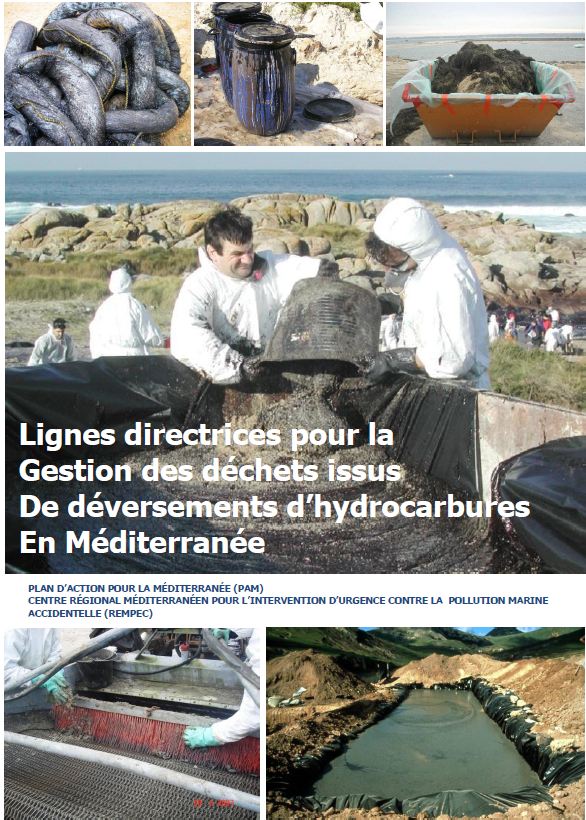 Lignes directrices pour la gestion des déchets issus de déversement d'hydrocarbures en Méditerranée.JPG
