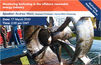 GloFouling webinar - Monitoring biofouling in the offshore renewable energy industry
