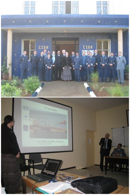 REMPEC organized a training course in Morocco on aerial observation of marine pollution.