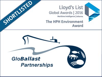 Le Projet de partenariat GloBallast du FEM-PNUD-OMI sélectionné pour un prix mondial