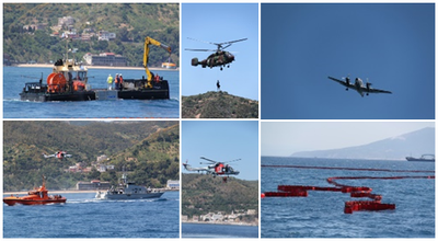 Lutte contre la pollution marine : exercice de simulation au large de Skikda