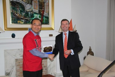 Une délégation de Corée et de MERRAC visite le REMPEC
