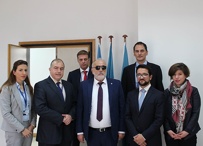 Visite de courtoisie au REMPEC de Son Excellence M. Panagiotis Kouroumplis, Ministre des Affaires maritimes et de la Politique insulaire de la République hellénique